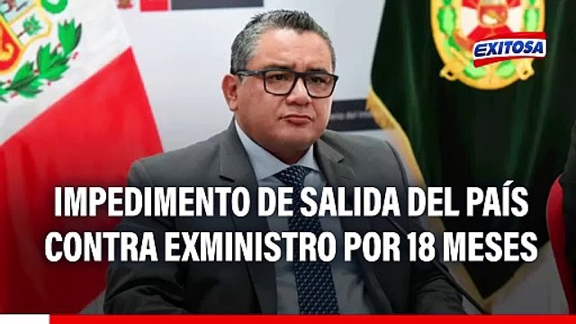 Juan José Santiváñez: Poder Judicial dicta impedimento de salida del país contra exministro del Interior por 18 meses