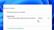 Fix Error: "Security or firewall settings might be blocking the connection" in Windows 11/10/8/7 | 3 Methods