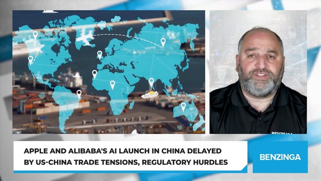 Apple And Alibaba's AI Launch In China Delayed By US-China Trade Tensions, Regulatory Hurdles