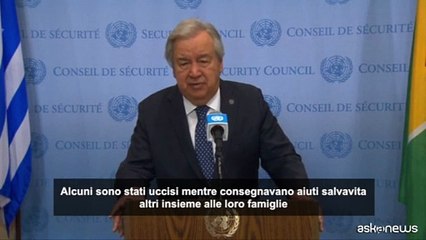 Guterres (Onu): nel 2024 uccisi 168 nostri colleghi
