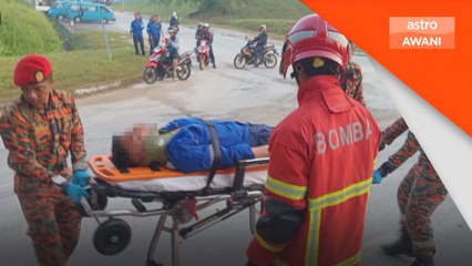Brek tidak berfungsi punca bas kilang terbabas di Bangi