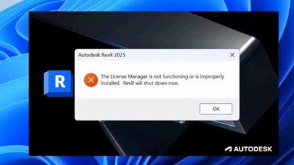Fix "The License Manager Is Not Functioning or Is Improperly Installed" Error in AutoCAD / Revit