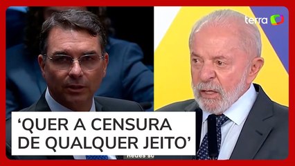 Flávio Bolsonaro diz que Lula ‘usa STF para tentar calar a direita’ ao reclamar de ‘censura’