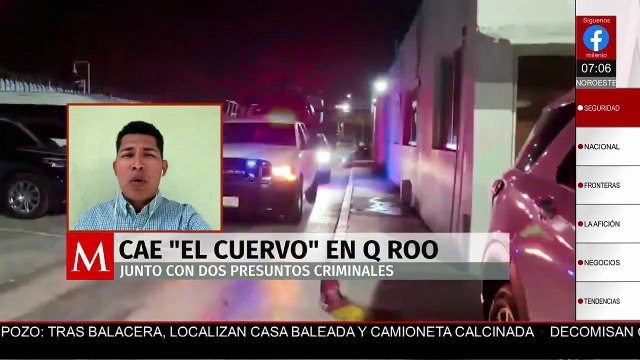 Detienen a 'El Cuervo', presunto líder criminal en Tulum; aseguran armas, granada y droga