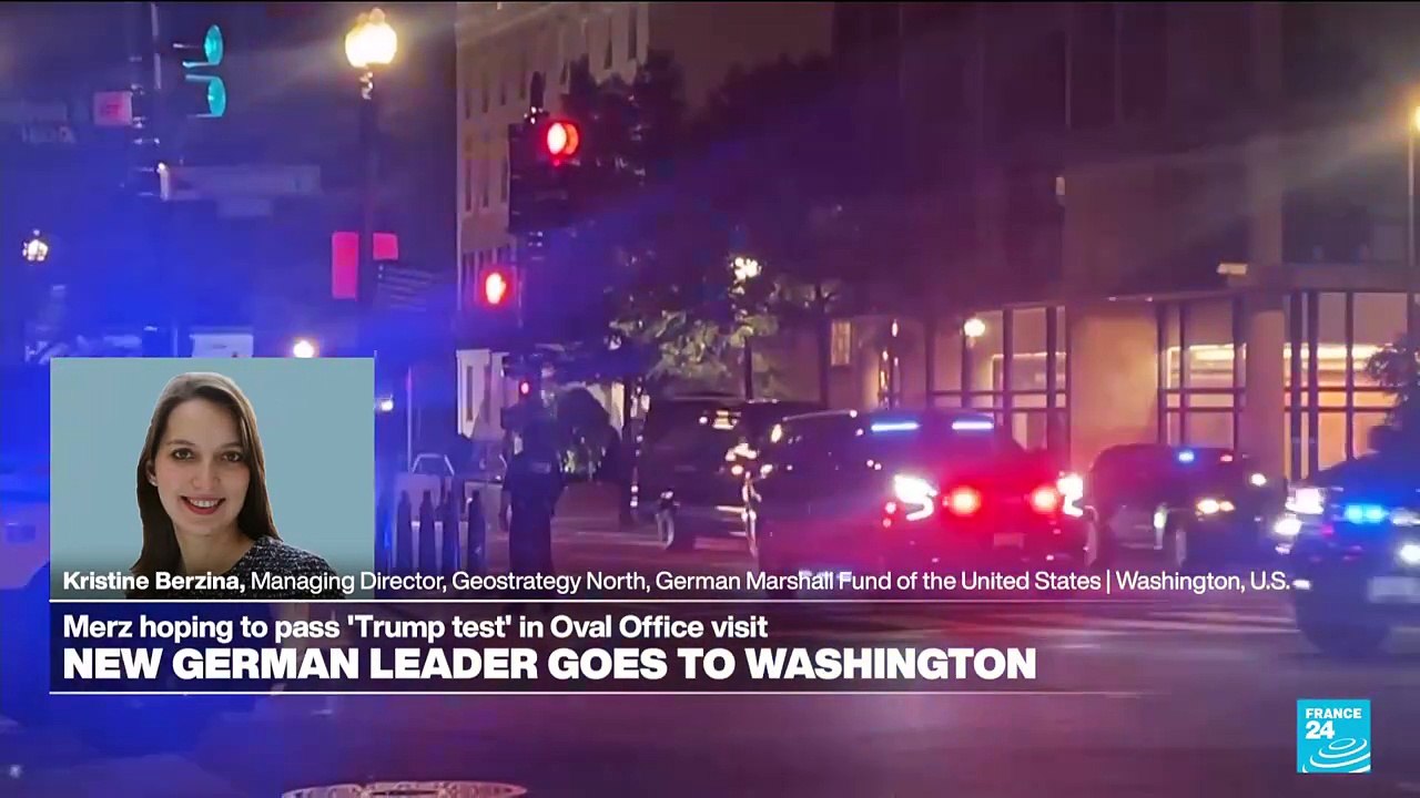 German Chancellor Friedrich Merz braves Oval Office MAGA test