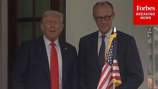 President Trump Welcomes German Chancellor Friedrich Merz To The White House