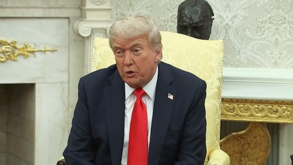 Trump makes Second World War joke in front of German chancellor