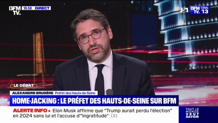 Home-jacking: "Nous avons réussi à diminuer le nombre de home-jackings dans le département de 20%", affirme le préfet des Hauts-de-Seine