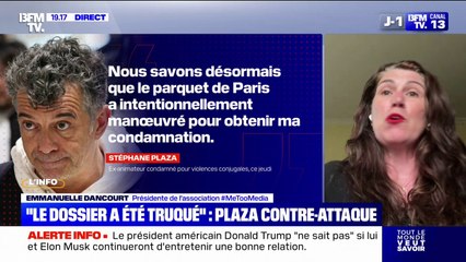Affaire Stéphane Plaza: "On a affaire à un clown qui essaie de noyer tout le monde", affirme Emmanuelle Dancourt, présidente de l'associations #MeTooMedia