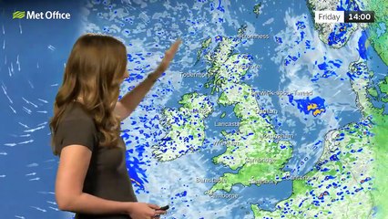 Met Office Thursday Evening Weather Forecast 05/06/2025