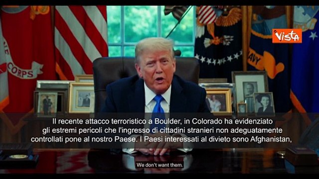 Trump firma divieto viaggio negli Stati Uniti per 12 Paesi: Disprezzano leggi immigrazione Usa