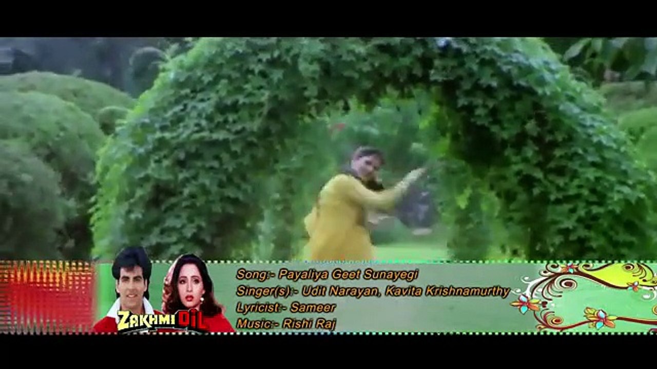 Payaliya Geet Sunayegi/1994 Zakhmi Dil /  Udit Narayan, Kavita Krishnamurthy
