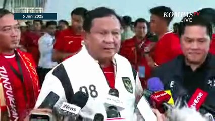 Disebut Bawa Hoki karena Timnas Indonesia Menang, Begini Respons Presiden Prabowo
