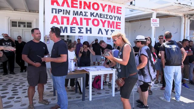Grèce : les restaurants de l'île de Paros en grève avant le pic de la saison touristique