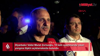 Diyarbakır'da 13 katlı binada yangın! 2'si çocuk 3 kişi hayatını kaybetti