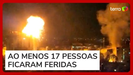 Prefeito de cidade ucraniana compartilha imagens de ataque de drone