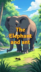 The elephant 🐘 and ant 🐜 story in Hindi