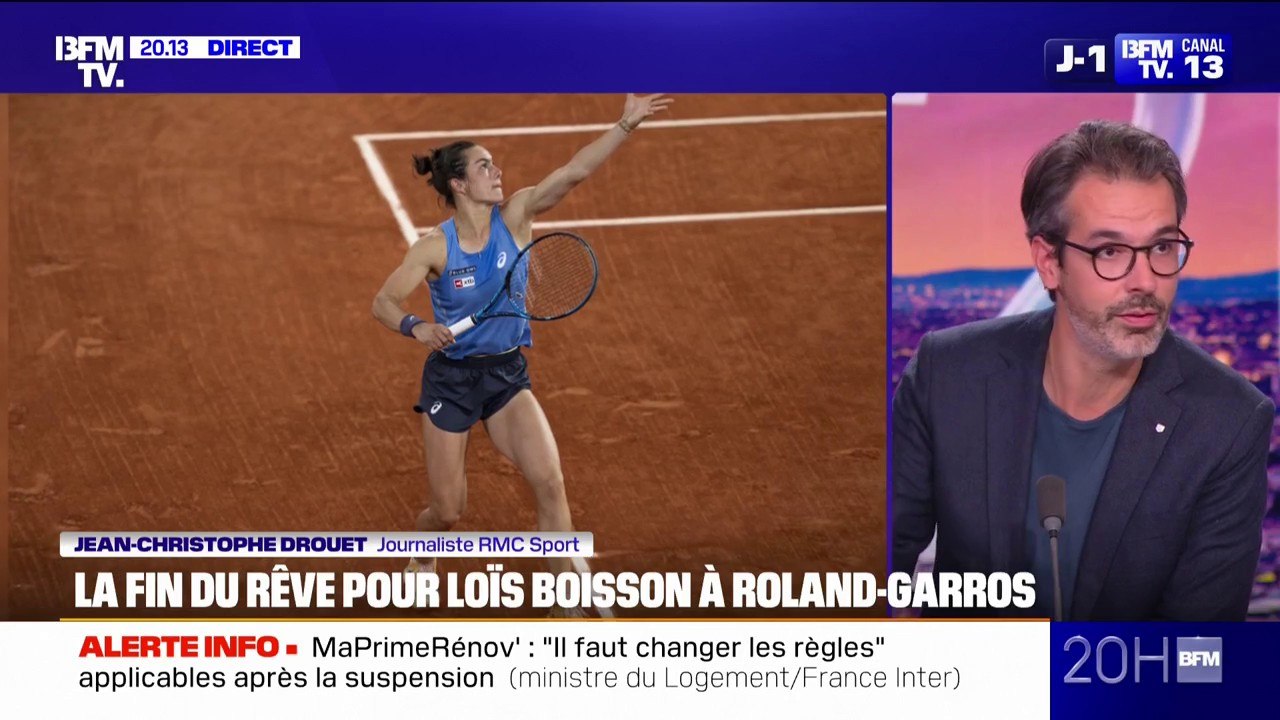 Roland-Garros: la Française Loïs Boisson s'est inclinée face à Coco Gauff, aux portes de la finale
