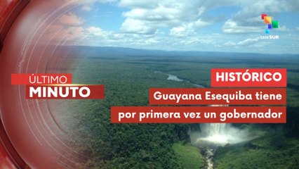 Se juramenta el primer gobernador del estado Guayana Esequiba