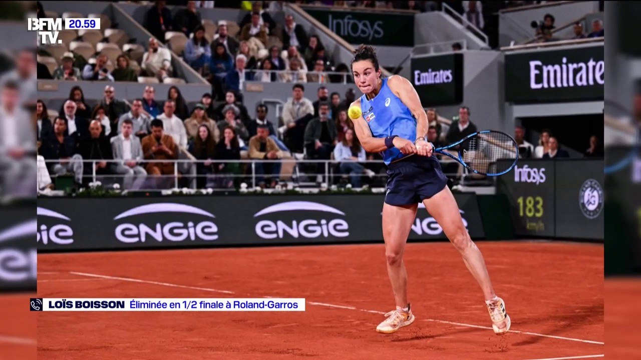 "Un match vraiment compliqué, mais les deux semaines restent positives": Loïs Boisson réagit à sa défaite face à Coco Gauff