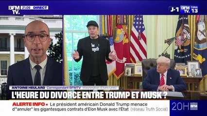 "Il est juste devenu fou": Donald Trump assure être celui qui a demandé à l'homme d'affaires Elon Musk de partir de l'administration américaine.