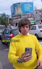 La pelea de Robertito Funes con dos limpiavidrios: lo llamaron "rosca floja"