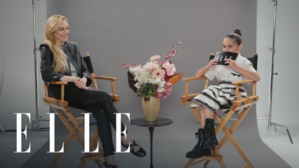 Lindsay Lohan Talks Y2K and 'Freakier Friday' with Taylen Biggs | Tiny Talks | ELLE
