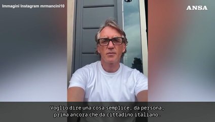 Staffetta per Gaza, l'appello di Mancini: "Basta guerra"