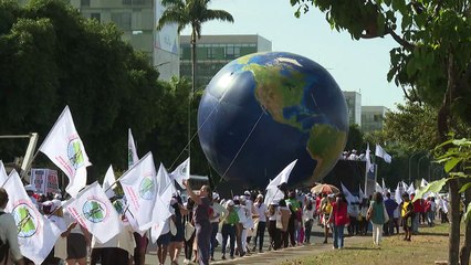 Protesto contra o 'PL da Devastação' no Dia Mundial do Meio Ambiente