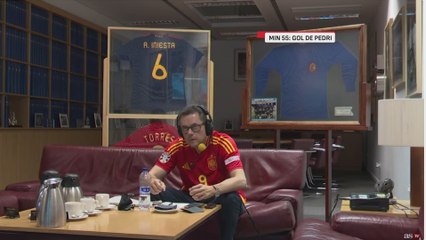 Locura de Roncero con el gol de Pedri