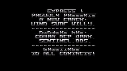 Amiga Cracktro Wind Surf Willy by Express (1989)