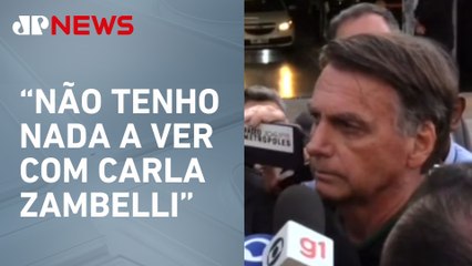 Bolsonaro deixa prédio da PF após depoimento: “Perseguição continua”