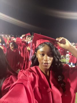 Girl Throws Cap in Graduation Ceremony But Gets Hit in Her Face With Someone's Diploma