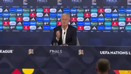 Conférence de presse de Deschamps avant le match Espagne-France en Ligue des Nations