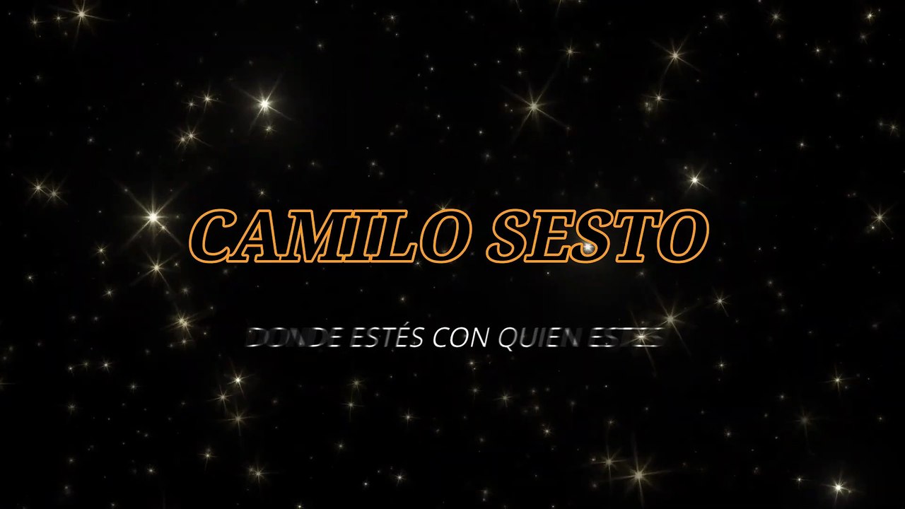 Camilo Sesto - Donde estés con quien estés (KARAOKE)