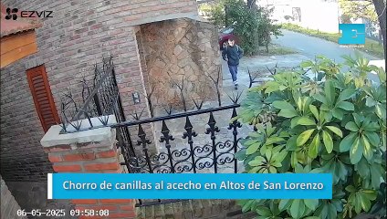 Chorro de canillas al acecho en Altos de San Lorenzo