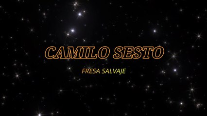Camilo Sesto - Fresa Salvaje (KARAOKE)