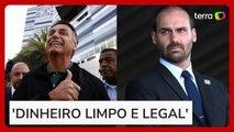 Bolsonaro diz ter feito Pix de R$ 2 milhões a Eduardo, que está nos EUA
