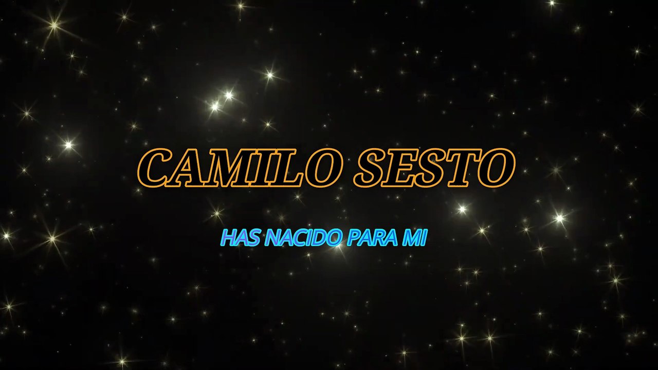 Camilo Sesto - Has nacido para mi (KARAOKE)