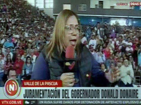 Juramentación de Donald Donaire como gobernador del estado Guárico