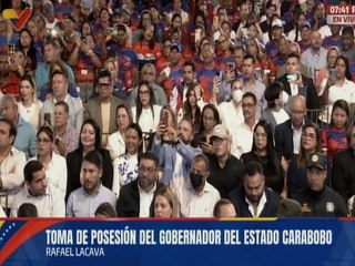 Rafael Lacava se juramenta Gobernador de Carabobo para el período 2025 - 2029