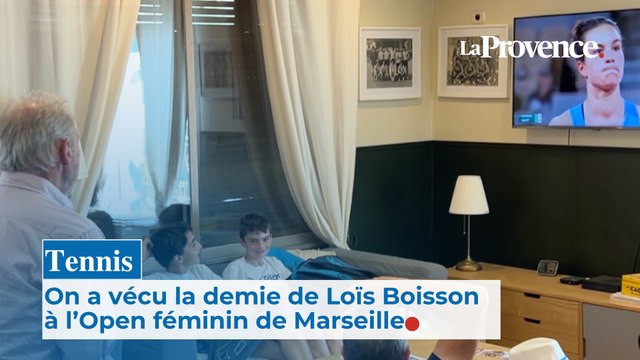 Tennis : Des petites filles vont s'identifier à Loïs Boisson , on a vécu Roland-Garros à Marseille