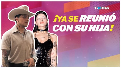 Así fue el reencuentro de Christian Nodal con su hija durante la visita de Cazzu a México.