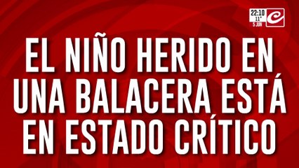 Thiago está en estado crítico