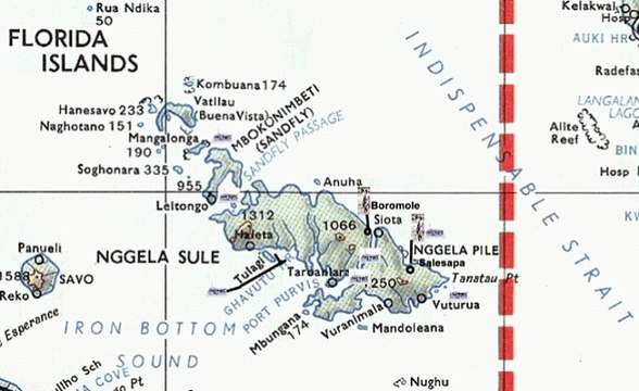(Solomon Islands) Map of Central Province. Peta Provinsi Tengah. Central Province Map. Carte de la province centrale. Mapa da Província Central. Mapa de la Provincia Central. Mappa della provincia centrale. Kaart van de Centrale Provincie. 中央州の地図. 中部群島省地图