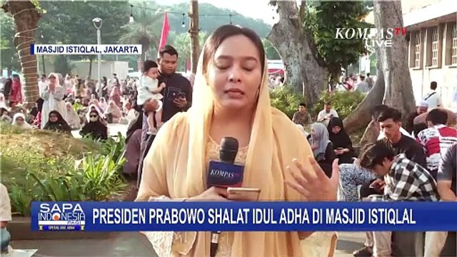 Pantauan Suasana Salat Iduladha di Masjid Istiqlal, Ada Presiden Prabowo hingga Pramono Anung