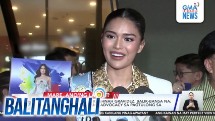 Miss World Asia 2025 Krishnah Gravidez, balik-bansa na; gustong palakasing ang advocacy sa pagtulong sa mga kabataan | Balitanghali
