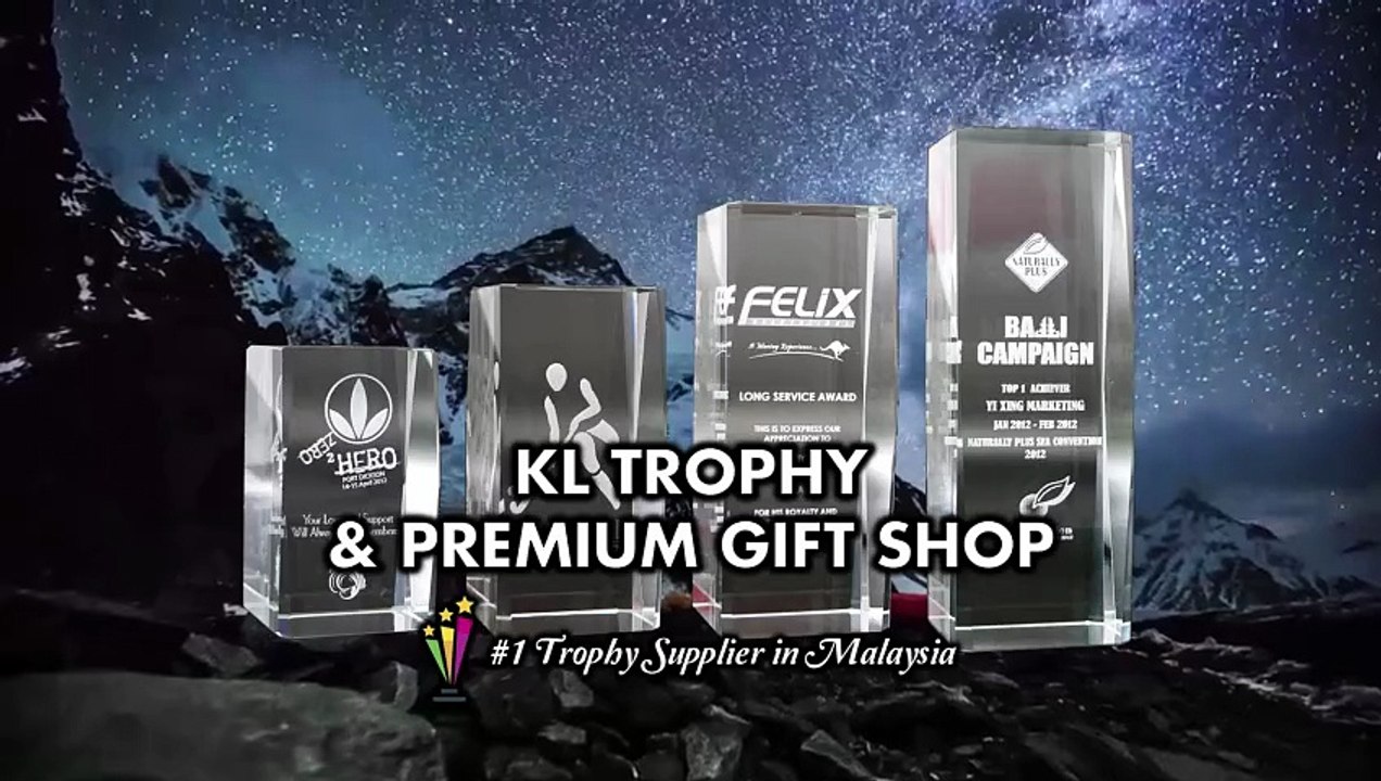Crystal Glass Trophy Supplier in Malaysia – Top Picks - KL Trophy And Premium Gift Shop
