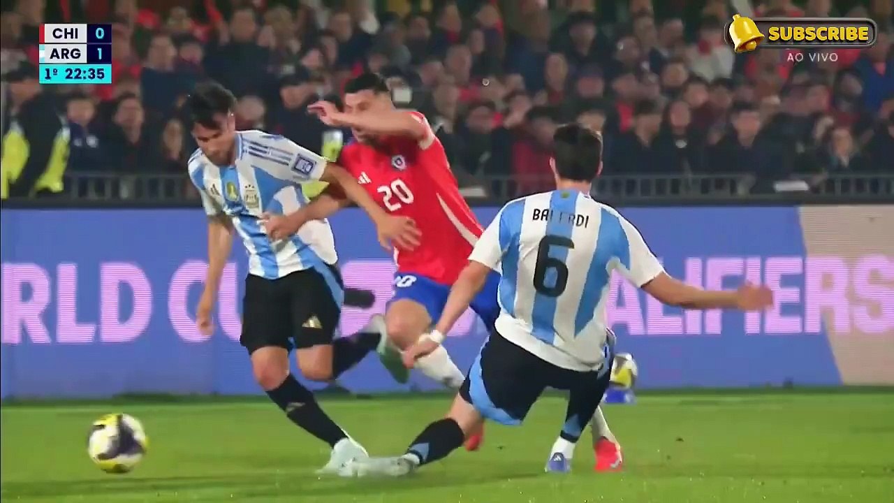 CONMEBOL 2025 Argentina vs Chile 1-0 - All Goal...