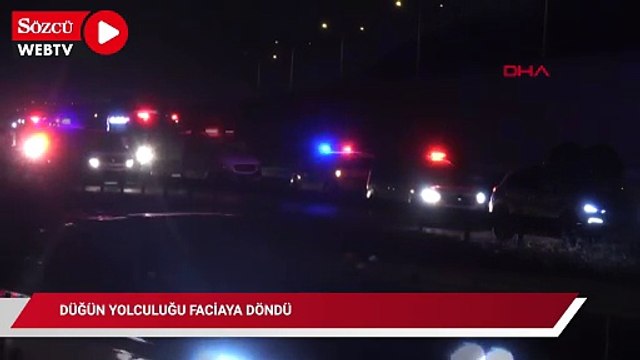 Düğüne giderken kazada eşi ile birlikte yaşamını yitirdi, bebeği ağır yaralandı